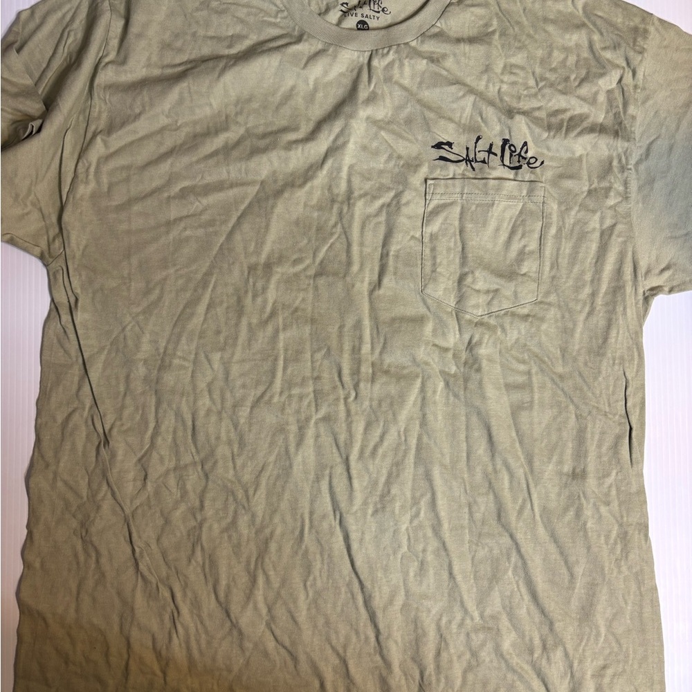 NWT Salt Life Men's xl light Green T-Shirt